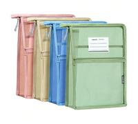 1 pièce Sac de fichier en maille transparente, sac portatif pour documents d'examen pour étudiants, sac de rangement pour fournitures d'examen, rapports et papiers, disponible en plusieurs couleurs Po
