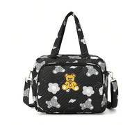1 pièce Sac de maman style Ins, petit type de sac à main, type sac messager d'épaule, sac à langer style mode brodé pour un usage extérieur Taille UniqueCartoon,LettresPolyester