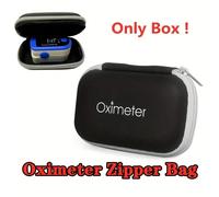 1 pièce Sac de rangement zippé, Housse de capteur d'oxymètre de pouls en silicone spécialement conçue, Étui flexible résistant à l'usure pour le rangement à domicile ou les déplacements d'un oxymètre