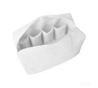(1 pièce) Sac de voyage étanche de grande capacité pour sèche-cheveux et outils de coiffage, trousse de maquillage portable pour salon, salle de sport et vacances, blanc, Beauté de masse
