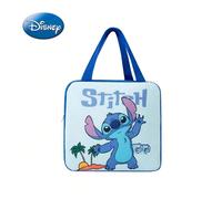 1 pièce Sac isotherme Bento Disney officiellement sous licence avec motif Stitch. Kit repas de dessin animé mignon, sac Bento portable de grande capacité au style . Cadeau cosy pour la famille et les