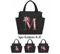 1 pièce Sac isotherme pour le déjeuner, grand sac fourre-tout avec compartiments doubles, bandoulière réglable, bloc réfrigérant inclus, conception étanche - Boîte à lunch thermique réutilisable unise