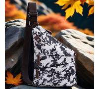 1 pièce Sac messenger anti-vol, unisexe, sac bandoulière multi-poches, sac bandoulière ultra-fin avec sangle d'épaule réglable, sac de taille, sac bandoulière invisible sous le bras, sac anti-vol port