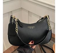 1 pièce Sac sous le bras en cuir PU de couleur unie. C'est un sac à bandoulière de grande capacité, simple et élégant, un sac de messager pour les déplacements professionnels, ainsi qu'un petit sac à 