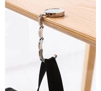 1 pièce Sac titulaire aléatoire mode sac à main cintre pliant crochet titulaire portable porte-clés table crochet matériel voyage de stockage en plein air Taille Unique,Ensemble 2 piècesAlliage de zin