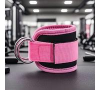 1 pièce Sangles de cheville pour le fitness - Sangles de cheville pour machines à câbles - Anneau en D réglable, rembourrage premium, sangle de cheville pour kickback des fessiers, convient pour la sa