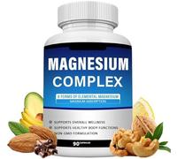 1 pièce - sans gluten - [Complexe de magnésium] - Facile à absorber | Améliore l'anxiété, la récupération énergétique, le métabolisme énergétique, végétarien, non OGM