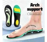 1 pièce Semelles confortables absorbant les chocs en EVA, convenant aux chaussures de sport, Coussinets de pied anti-fatigue à haute élasticité, Améliore la performance sportive & la protection des pi