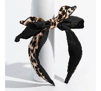 1 pièce Serre-tête à nœud papillon imprimé léopard, convient pour sortir avec des amis et de la famille en automne et en hiver, bandeau, serre-tête, accessoires pour cheveux Taille UniqueTie dyePolyes