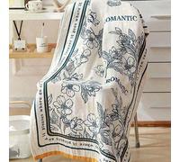 1 pièce Serviette de bain style bohème, serviette grande taille douce et absorbante, adaptée à la peau, pour utilisation à la maison par les couples, séchage rapide, convient pour le bain en toute sai