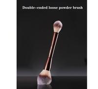 1 pièce Set de pinceaux de maquillage double face - Poudre, Blush, Fond de teint, Ombre à paupières, Correcteur, Pinceau à lèvres - Outils cosmétiques, Pinceau à fond de teint, Pinceau correcteur, Pin