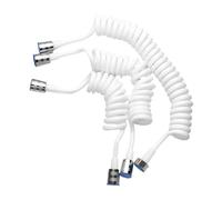 1 Piece Set Of 1.5/2/3 Meter Spring Shower Hose, Bathtub Faucet, Telescopic Telephone Line, Water Pipe Hose, Bathtub Nozzle Connection Pipe Accessories(Bianco,2 meters)
