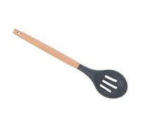 1 pièce Silicone Ustensiles de cuisine Ustensiles de cuisine Set Spatule Salade Pince E Gris foncé Cuillère manquante