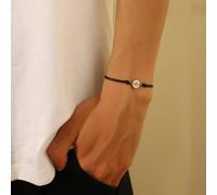 1 pièce Simple Et À La Mode Pour Homme 26 Alphabet Anglais Noir Main Corde L,M,S,H,A,T,O,X,B,C,D,E,F,G,I,J,K,N,P,Q,R,U,V,W,Y,ZPolyamide