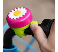 1 pièce Sonnette de vélo, motif chrysanthème, son fort et clair, couleur mignonne, décoration florale sur le dessus - convient à n'importe quel vélo droit standard, tricycle, trottinette, vélo de mont