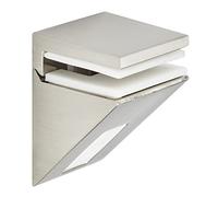 1 pièce SOTECH Support d'étagère KALABRONE MINI aspect inox Support d'étagère en verre Support d'étagère en bois Taquet d'étagère en verre