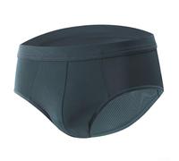 1 pièce sous-vêtement respirant slip confortable slip en soie glacée pour un usage quotidien Slip à thème classique type grande taille options (2XL vert)
