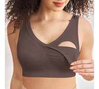 1 pièce Soutien-gorge de maternité portable minimaliste de haute qualité, confortable, de haute performance, de couleur unie, best-seller 2026 L,M,SUnicoloreTissu tricoté