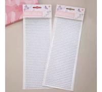 1 pièce Sticker de strass acrylique de 3 mm, sticker de bijou de visage rond coloré, sticker de diamant DIY pour les cheveux, le look de concert, les pierres de visage Taille UniqueABS