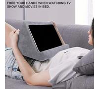 1 pièce Support de tablette souple, support de tablette multi-angles, support de tablette en forme de coussin, support de tablette avec poche en maille, convient pour les jambes, les genoux, le canapé