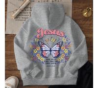 1 pièce sweat-shirt à capuche imprimé décontracté pour filles, doublure thermique chaude, manches longues, automne/hiver - sweat-shirt à capuche amusant et coloré pour inspirer l'imagination chez les 