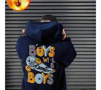 1 pièce Sweat-shirt-shirt décontracté imprimé pour garçons préadolescents, doublure thermique chaude, design coloré et amusant pour inspirer la jeune imagination, automne/hiver 6Y,7Y,8Y,9Y,10Y,14Y,11Y