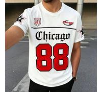 1 pièce T-shirt de sport à manches courtes pour hommes thème Coupe du Monde, impression graphique numérique, convient pour les sports de plein air L,M,S,XL,XXLgraphique,LettresÉtoffe