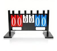 1 pièce Tableau de bord vertical 6 chiffres, convient pour le score des matchs, design élégant et raffiné Taille UniquePolychlorures de vinyle