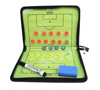 1 pièce Tableau tactique de football pliable avec fermeture éclair, dossier de démonstration d'entraînement, plaque tactique Taille UniquePolyuréthane