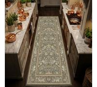1 pièce Tapis/Carpette/Tapis de zone/Tapis de bain/Paillasson/Descente de lit style bohème avec motif floral et totem d'oiseau, doux et lavable, convient pour la salle de bain, la cuisine, l'entrée, l