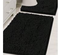 1 pièce Tapis de bain en chenille minimaliste, doux et agréable à la peau, absorbant et antidérapant pour salle de bain, également adapté pour la décoration de la pièce 40*60,50*80,50x50cm U shapeUnic