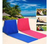 1 pièce Tapis de plage gonflable multicolore, oreiller triangulaire étanche pour l'extérieur, coussin pliable portable, matelas de couchage floqué pour 1 personne Taille UniquePolychlorures de vinyle