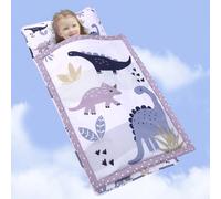 1 pièce Tapis de sieste pour enfants avec motif de dessin animé, convient aux enfants de 3 à 6 ans - Sac de couchage en polyester avec oreiller et couverture, tapis de sieste pliable pour la maternell