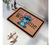 1 pièce Tapis de zone lavable avec motif Disney Stitch, grand tapis décoratif doux, tapis mignon pour salon, chambre à coucher, tapis de sol antidérapant, cadeau adorable pour la rentrée scolaire 45*1
