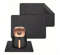 1 pièce Tapis résistant à la chaleur pour friteuse à air, tapis de protection pour plan de travail de cuisine, mélangeur, cafetière, grille-pain | Tapis d'égouttage antidérapant, cadeau idéal A,BPolye