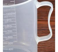 1 pièce Tasse à mesurer liquide en plastique, Tasse de cuisson polyvalente, Outil essentiel de cuisine, Fournitures de cuisine L-1000ml,L-1000ML/,M-500ML,S-300MLPolypropylène