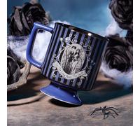 1 pièce Tasse en céramique de 300 ml avec graphique de personnage de dessin animé, sûre pour le micro-ondes et le lave-vaisselle, convient pour l'eau, le lait, le jus, le café, le style gothique, l'am