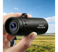 1 pièce Télescope monoculaire longue portée haute définition 3000x25 pour adultes, grossissement 10x, prisme BAK-4 durable avec revêtement antireflet, télescope monoculaire de haute qualité, idéal pou