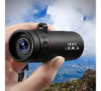 1 pièce Télescope monoculaire pour adultes haute définition 3000x25 à longue distance, avec grossissement 10x, prisme BAK-4, revêtement FMC, de haute qualité. Télescope monoculaire mini puissant pour