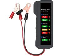 1 Pièce Testeur De Batterie De Voiture 12v,Testeur D'alternateur Automobile,Vérificateur De Batterie,Analyseur Pour Vérifier L'alternateur Et Le Système De Charge De La Batterie,Indication Led
