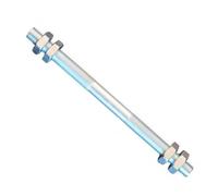 1 pièce tige filetée M10 droite - gauche filetage 300 mm + 4 écrous