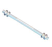 1 pièce tige filetée M12 droite - gauche filetage 300 mm + 4 écrous