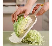 1 pièce Trancheuse à chou en plastique durable avec poignée ergonomique - Efficace pour râper le chou, les carottes et autres légumes - Idéal pour la préparation de salades, outil de cuisine de qualit