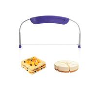 1 pièce trancheuse à gâteau, diviseur de gâteau, niveleur de gâteau, clip de coupe de gâteau, couteau à pince à gâteau, coupeur de niveleur de gâteau en acier inoxydable, outil de coupe pour la cuisso