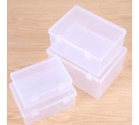 1 pièce transparent Fermoir Ouvrir Portable Boîte De Rangement Pour Tri Jouets Et L,M,S,XL,4 pièces/ensemblePolypropylène