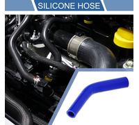 1 Pièce Tuyau De Silicone Bleu Universel De refroidissements De Voiture 16Mm/0,63"-22Mm/0,87" Id 102Mm/4,02" Longueur 45 Degrés