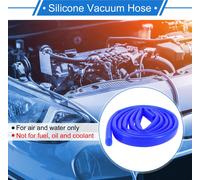 1 Pièce Tuyau De Silicone Pour Aspiration 10 Pieds 20Mm Id 2Mm D'épaisseur Tuyau D'Aspiration Automobile Haute Température Bleu Pression Max 130Psi