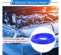 1 Pièce Tuyau De Silicone Pour Aspiration 20 Pieds 1/2" 12Mm Id 2Mm D'épaisseur Ligne D'Aspiration Automobile Haute Température Bleu Pression Maximale De 130Psi