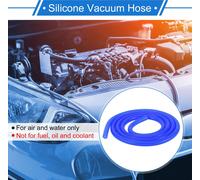 1 Pièce Tuyau De Silicone Pour Aspiration 3,3 Pieds 1/8" 3Mm Id 2Mm D'épaisseur Ligne D'Aspiration Automobile Haute Température Bleu Pression Max 130Psi