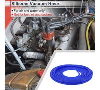 1 Pièce Tuyau De Silicone Pour Aspiration Haute Température 50 Pieds 1/4" 6Mm Id 3Mm épaisseur Ligne D'Aspiration Automobile Pression Maximale 130Psi Bleu